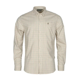 Langarmhemd Nydala Grouse offwhite grün