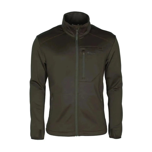 pinewood-fleecejacke-frazer-dark-mossgreen-ansicht-1