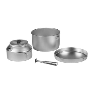 Campingset 628 silberfarben