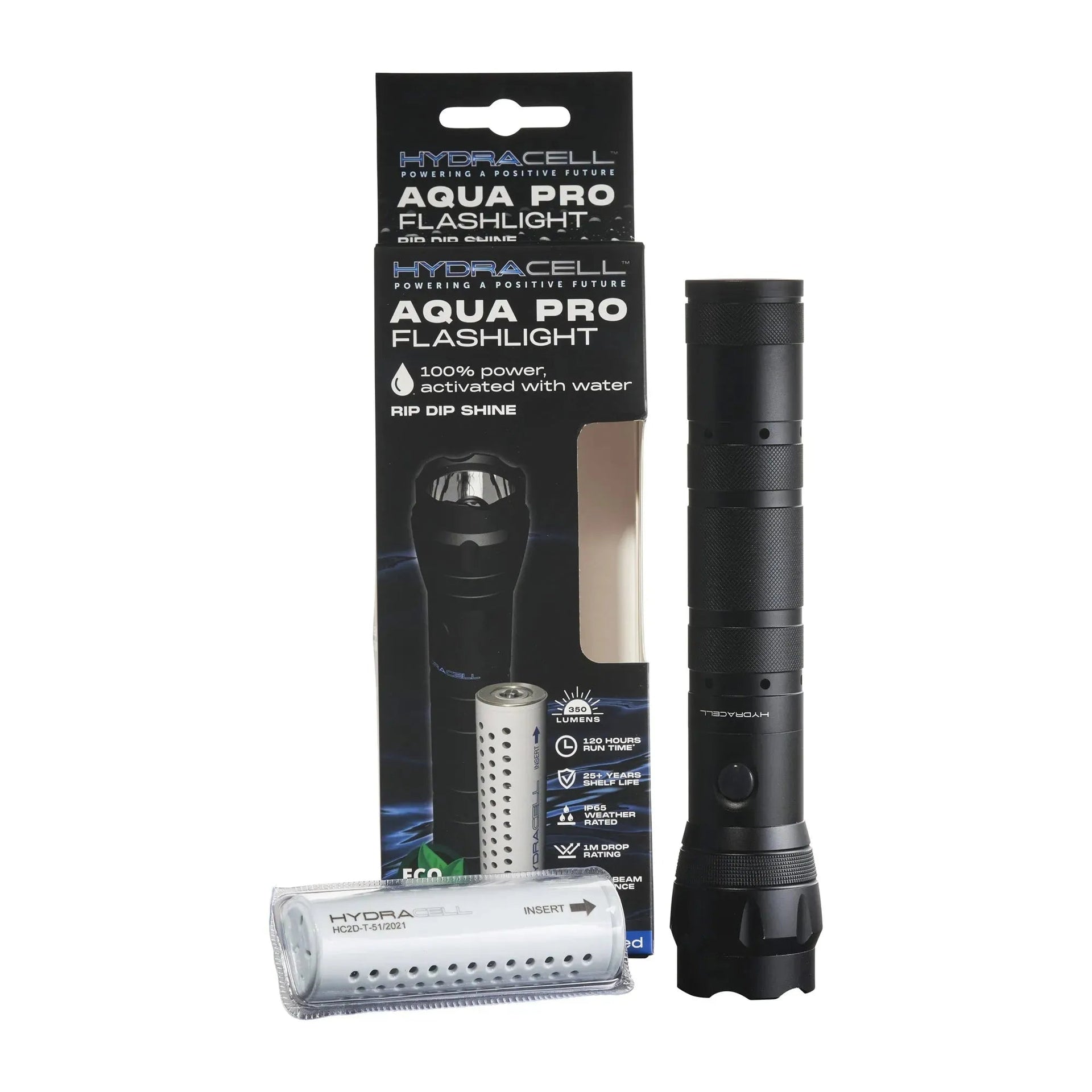 HydraCell Taschenlampe AquaPro schwarz