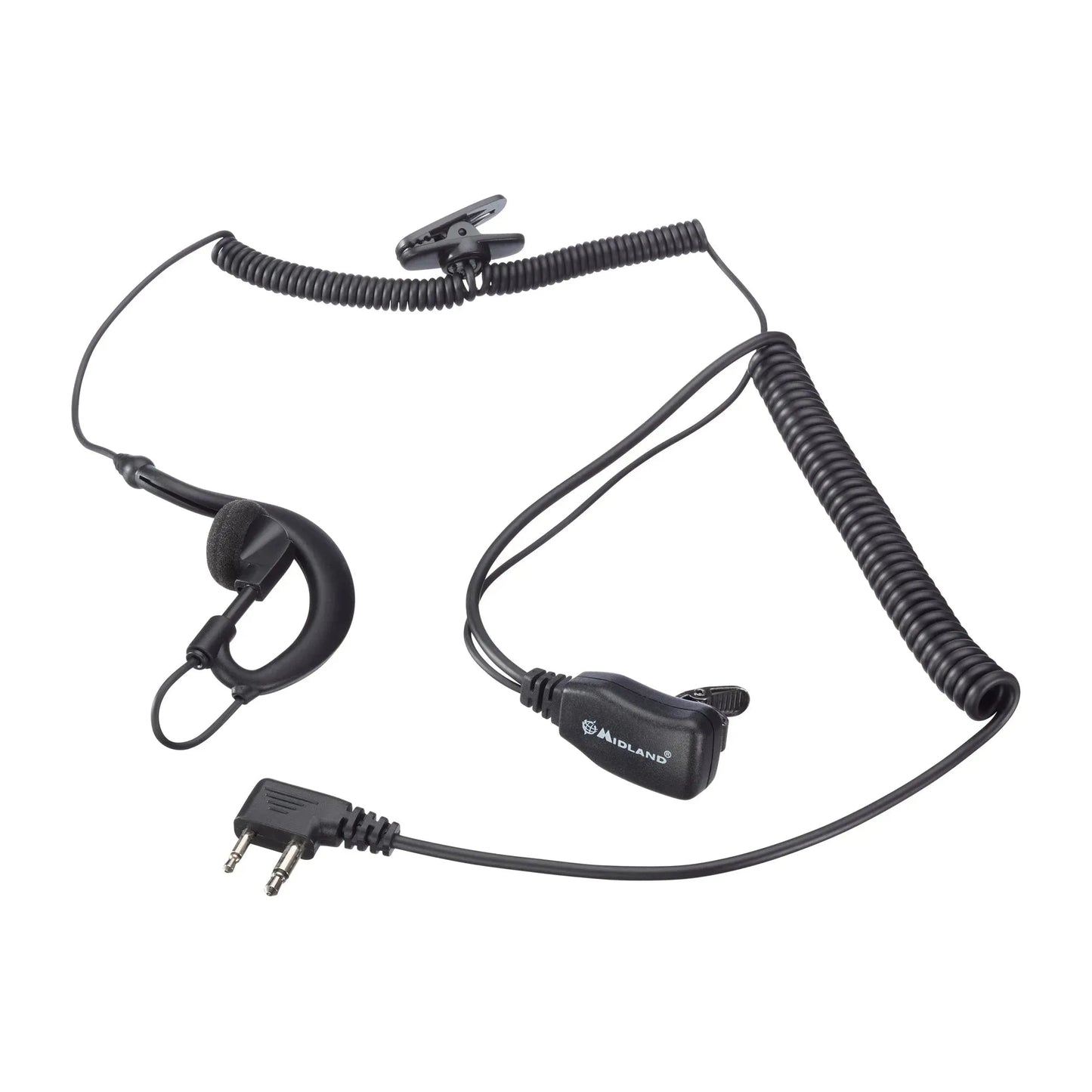 Midland A21M Clip-Mikrofon/Ohrhörer - ASMC