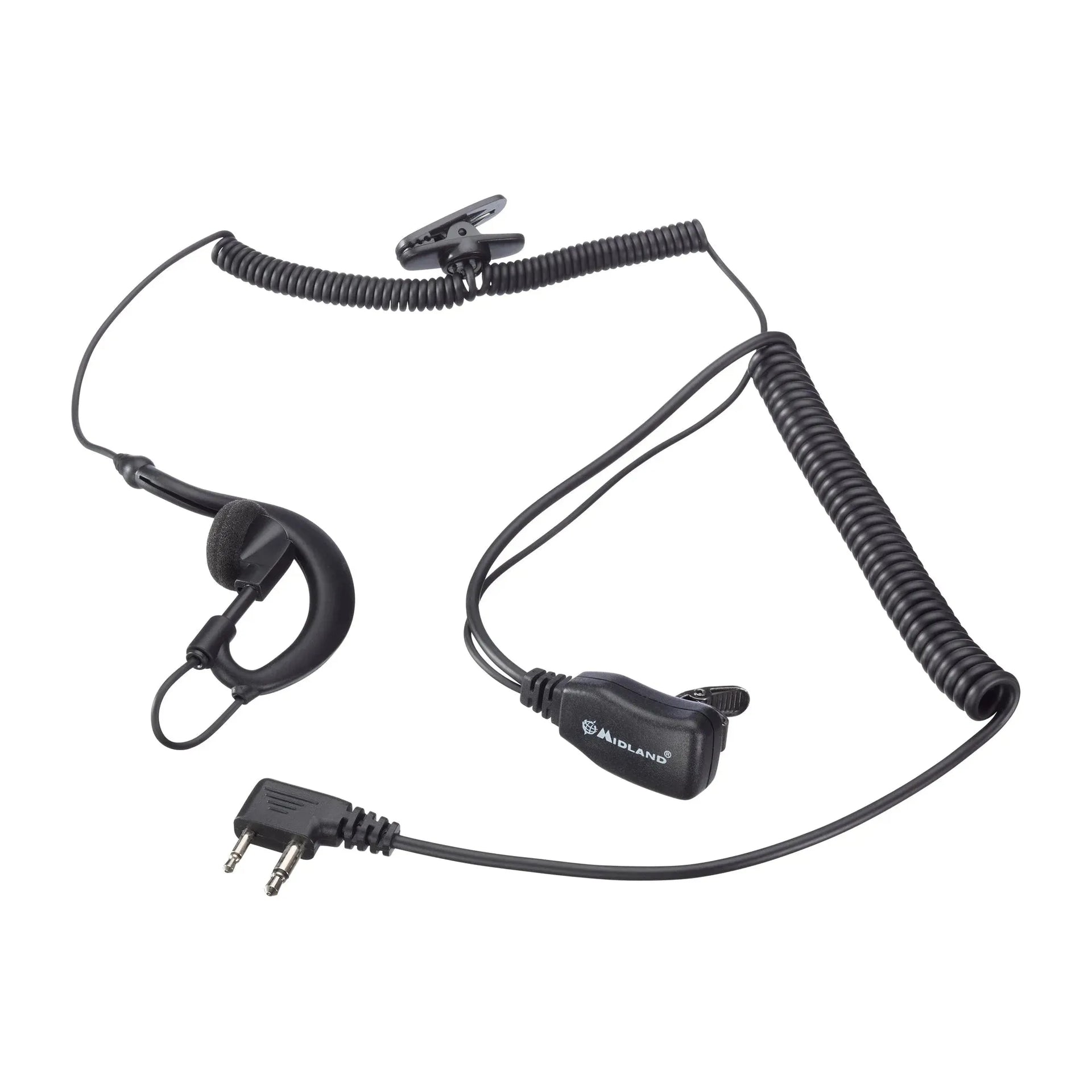 Midland A21M Clip-Mikrofon/Ohrhörer - ASMC