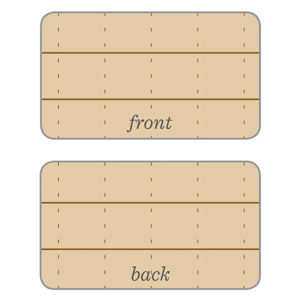 Notizblock Spiralbindung Set tan