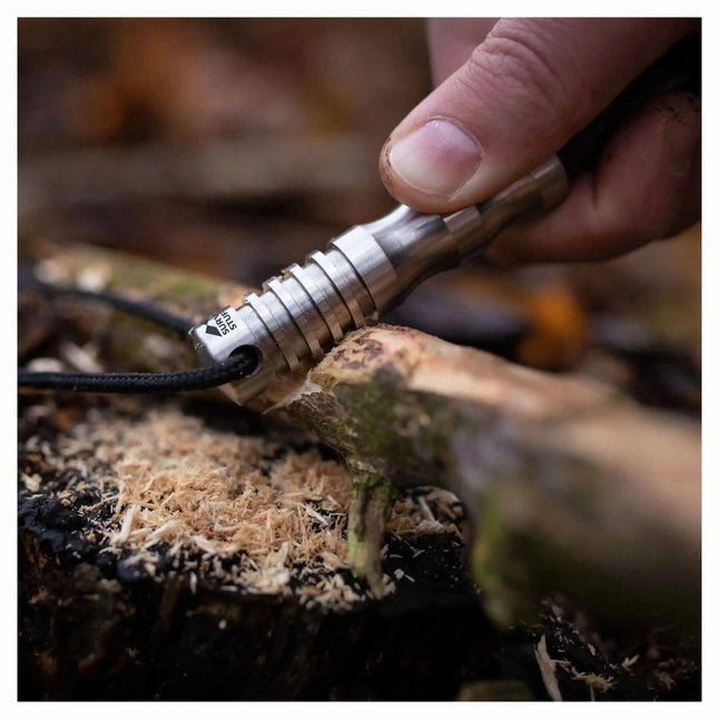 Feuerstahl Discovery schwarz silberfarben