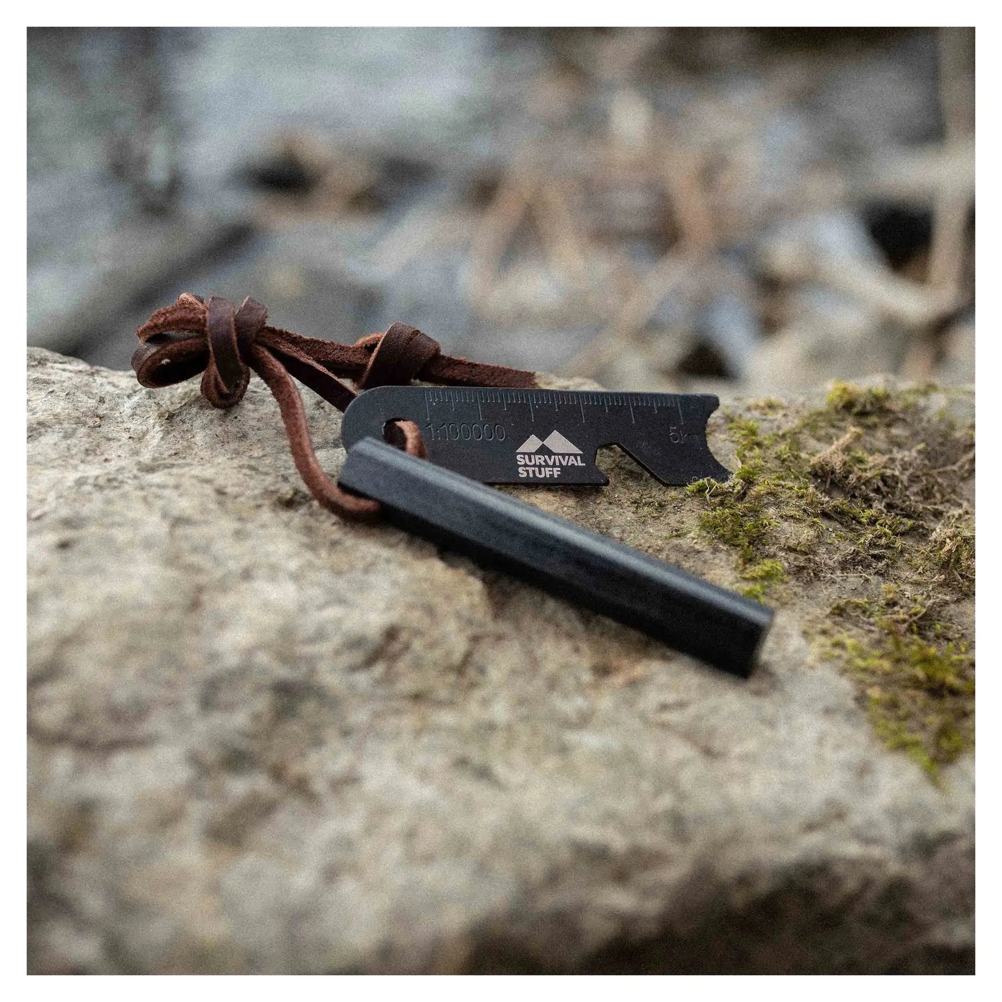 Survival Stuff Survival Stuff Feuerstahl HEXA klein schwarz - ASMC
