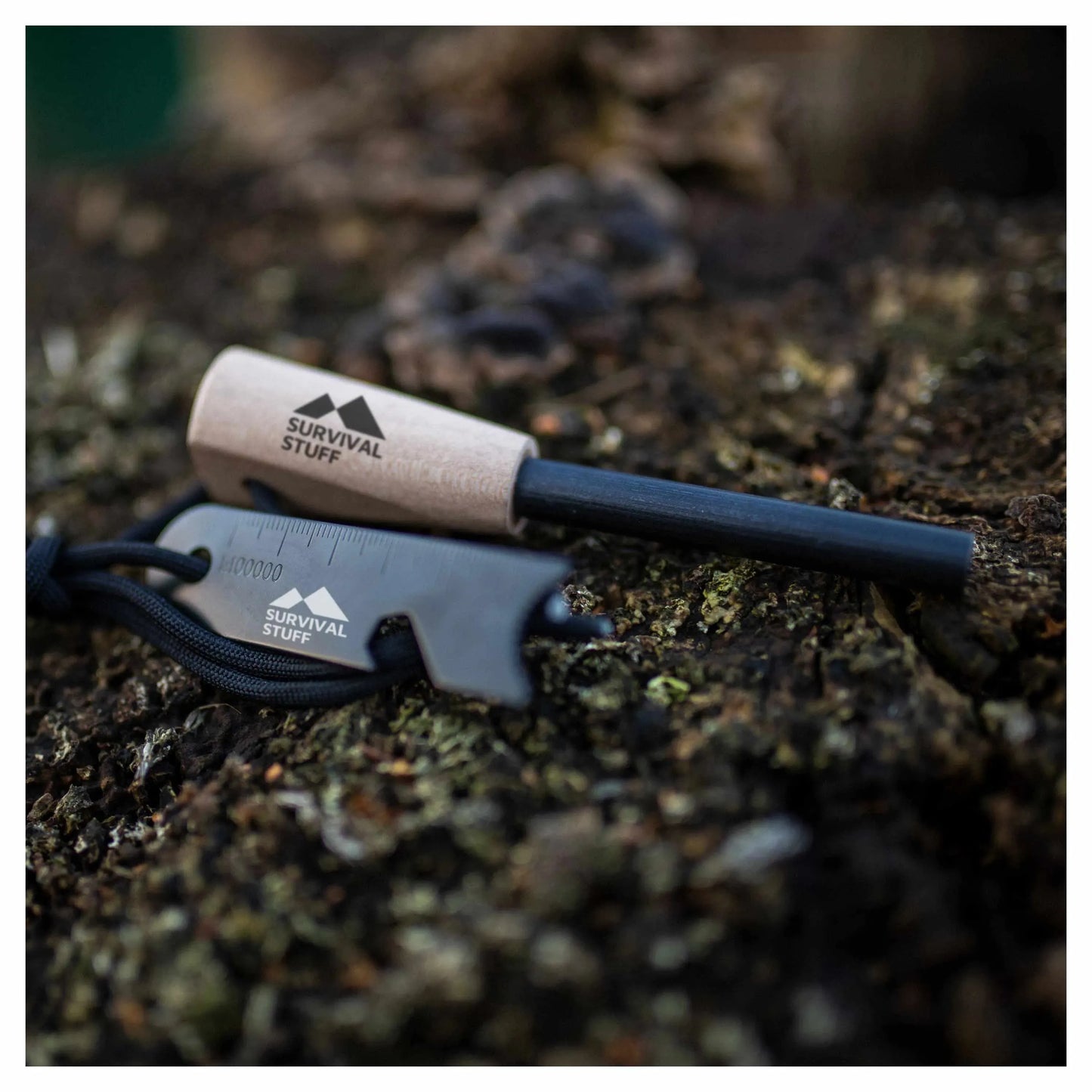 Survival Stuff Survival Stuff Feuerstahl Tann schwarz - ASMC