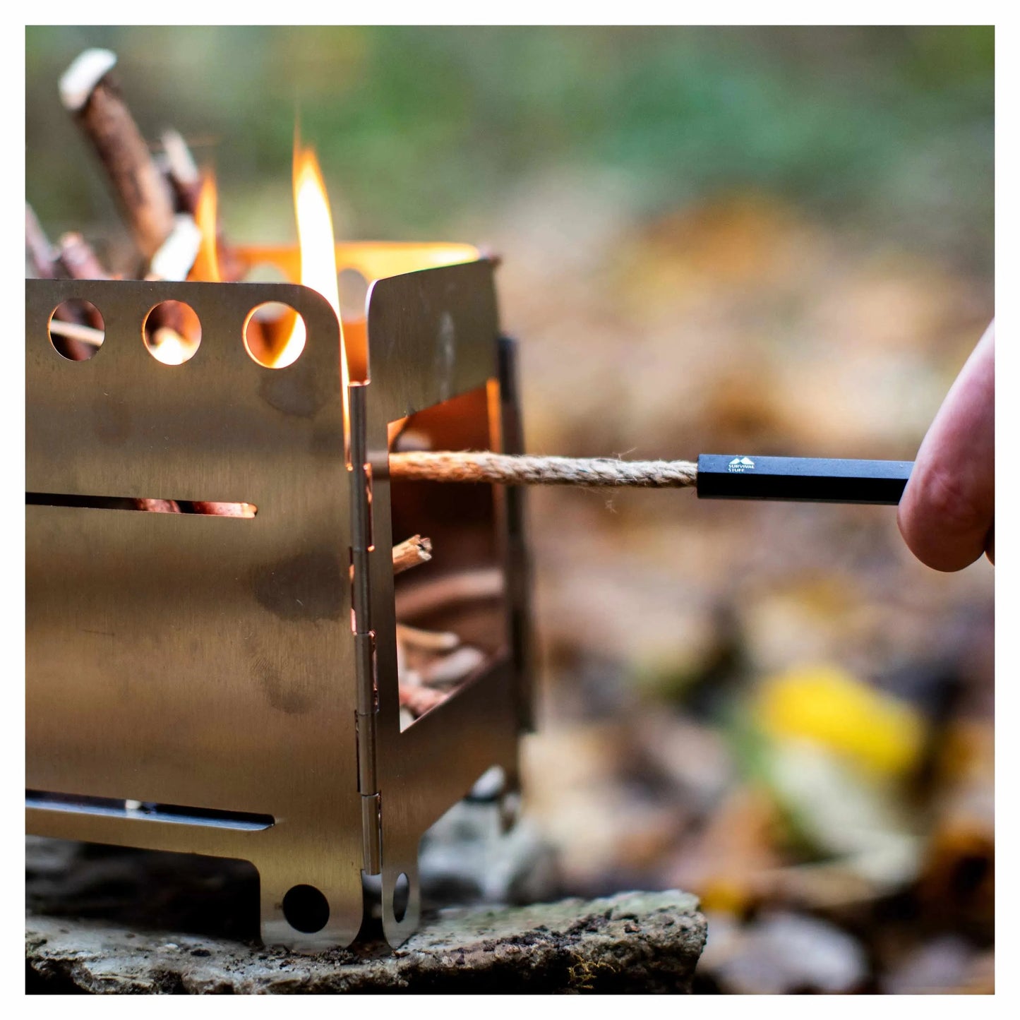 Feuerstahl Firerope schwarz