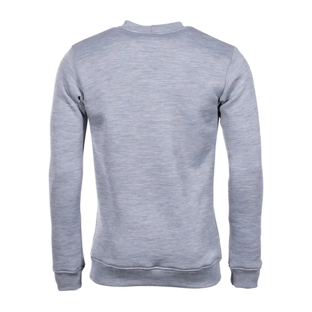 Aclima Aclima Pullover FleeceWool Crew Neck grey melange - ASMC