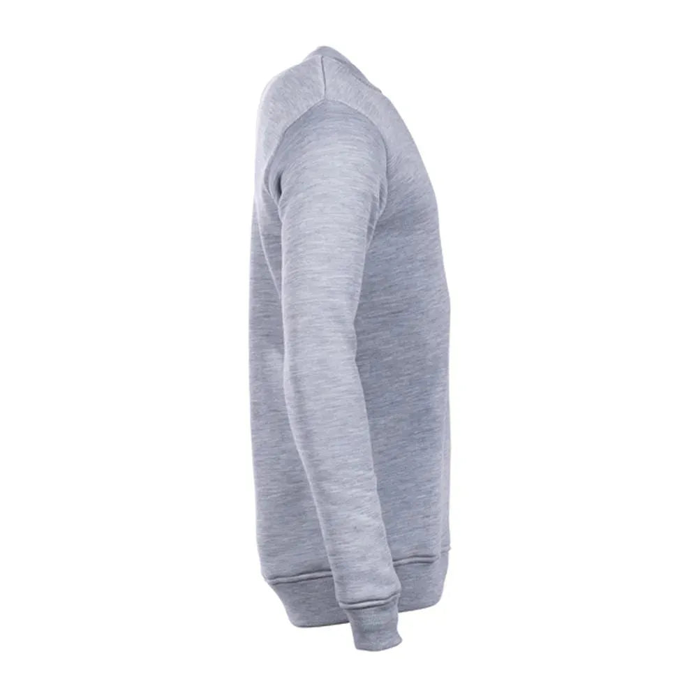 Aclima Aclima Pullover FleeceWool Crew Neck grey melange - ASMC