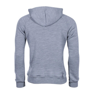 Hoodie FleeceWool grey melange