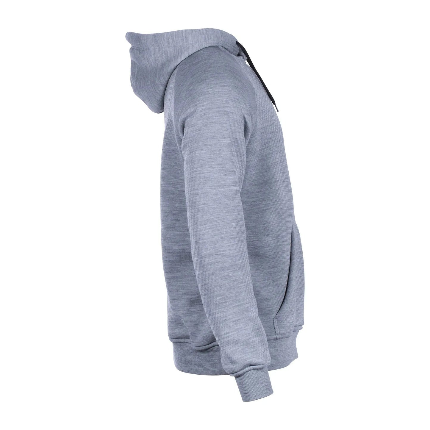 Hoodie FleeceWool grey melange
