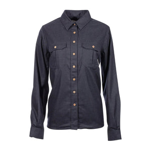 Aclima Aclima Hemd LeisureWool ReBorn dark grey melange Frauen - ASMC