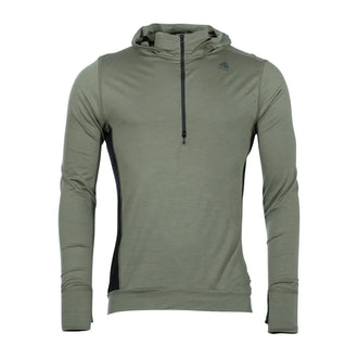 Hoodie LightWool ranger green jet black