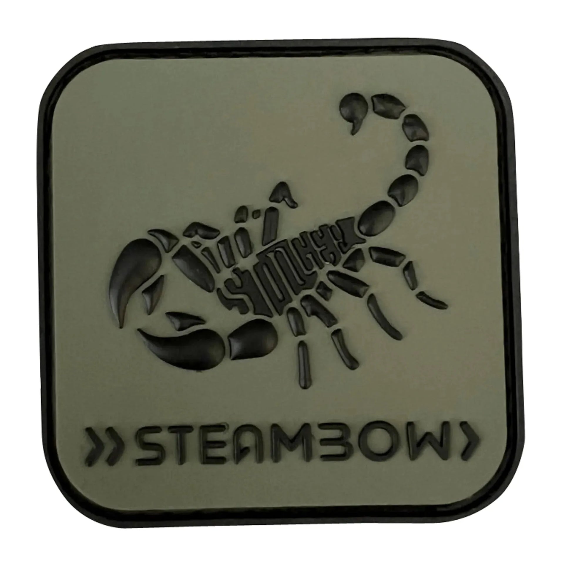 Steambow 3D-Rubberpatch Stinger olivgrün - ASMC