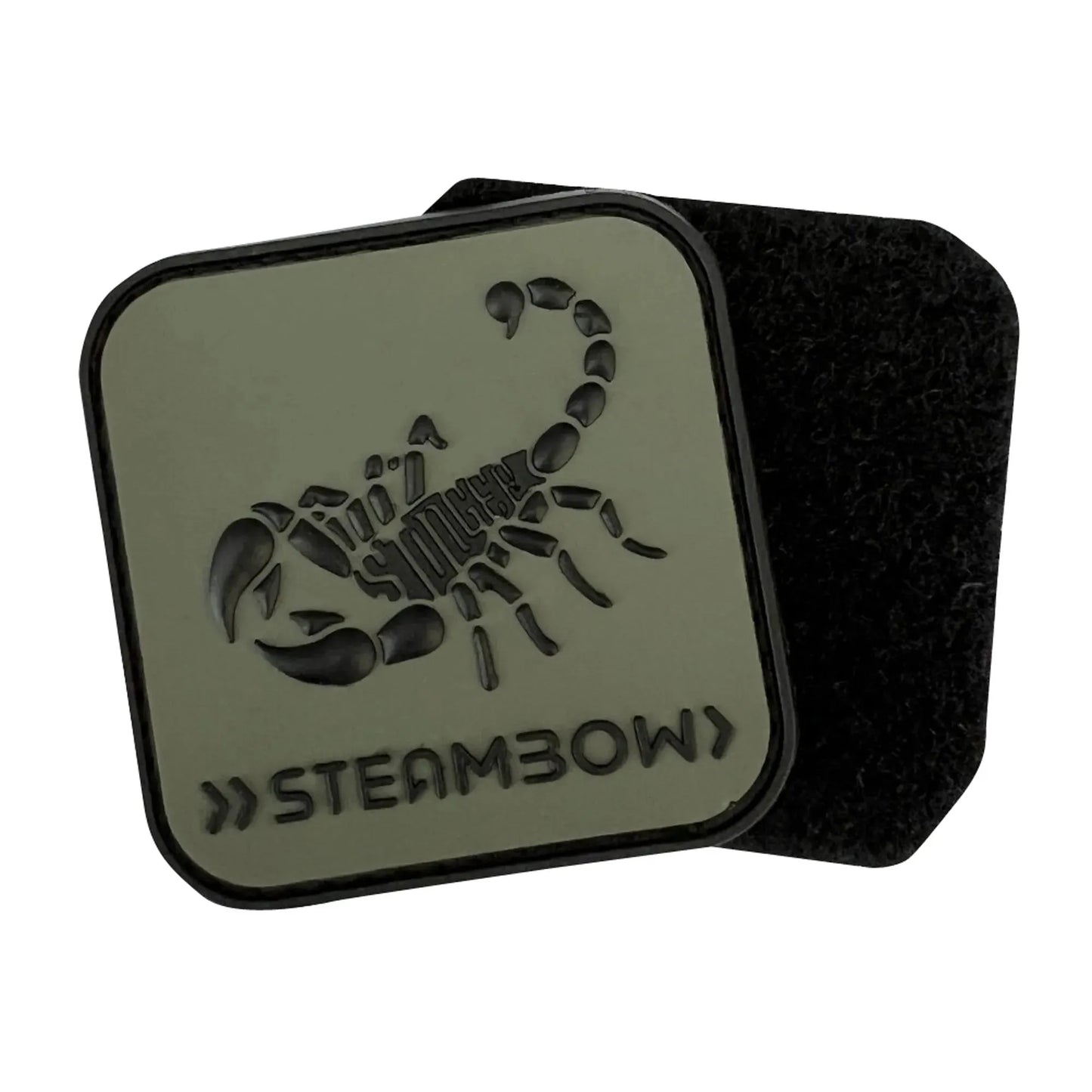 Steambow 3D-Rubberpatch Stinger olivgrün - ASMC