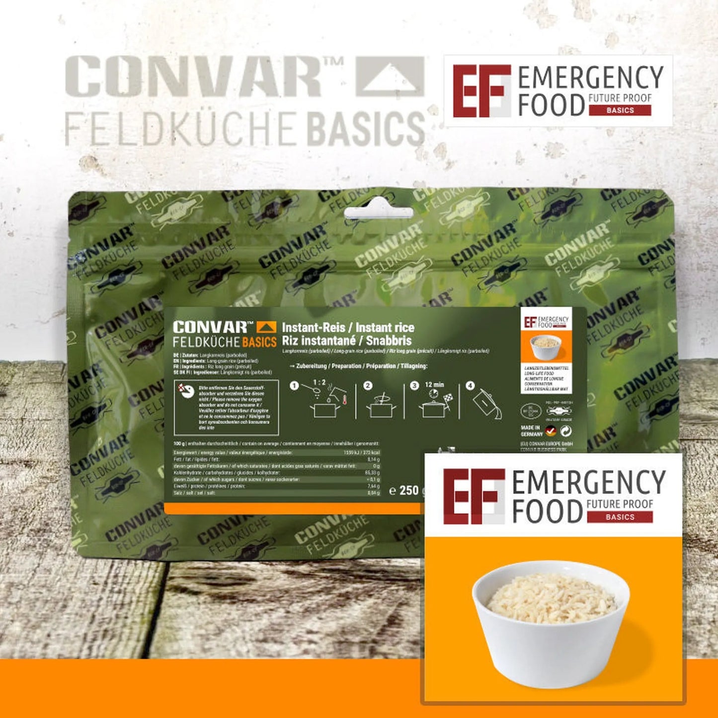 Feldküche Basics Instant-Reis 250 g