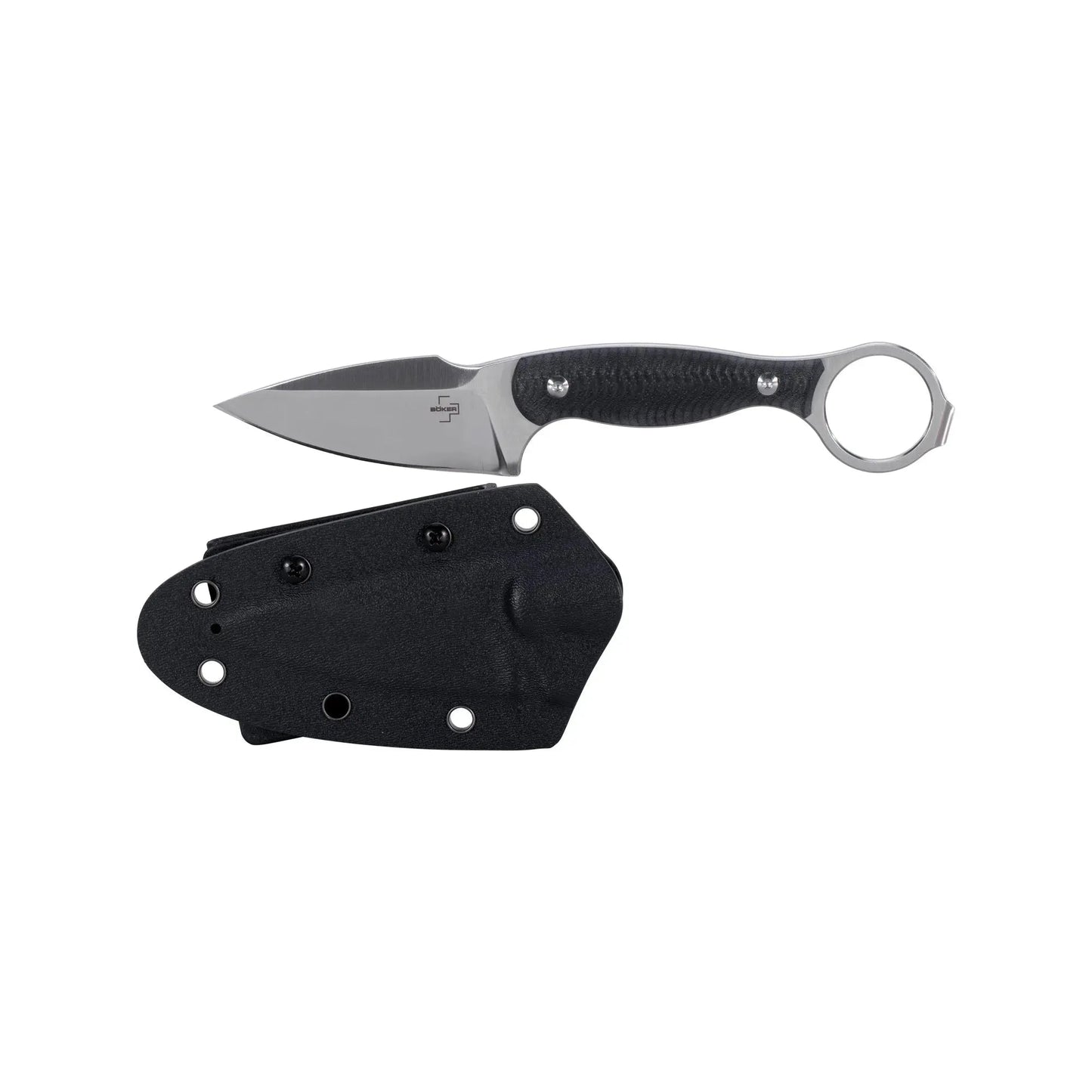 Messer Accomplice D2 schwarz