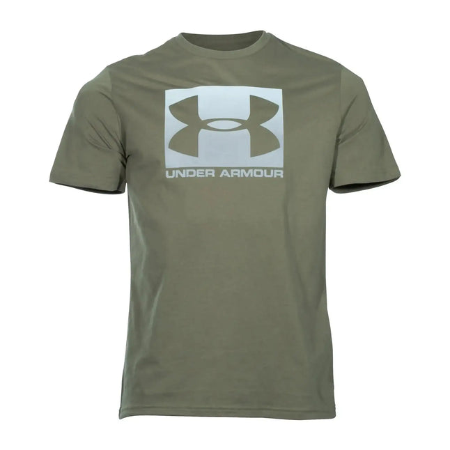 under-armour-t-shirt-boxed-sportstyle-oliv-ansicht-1