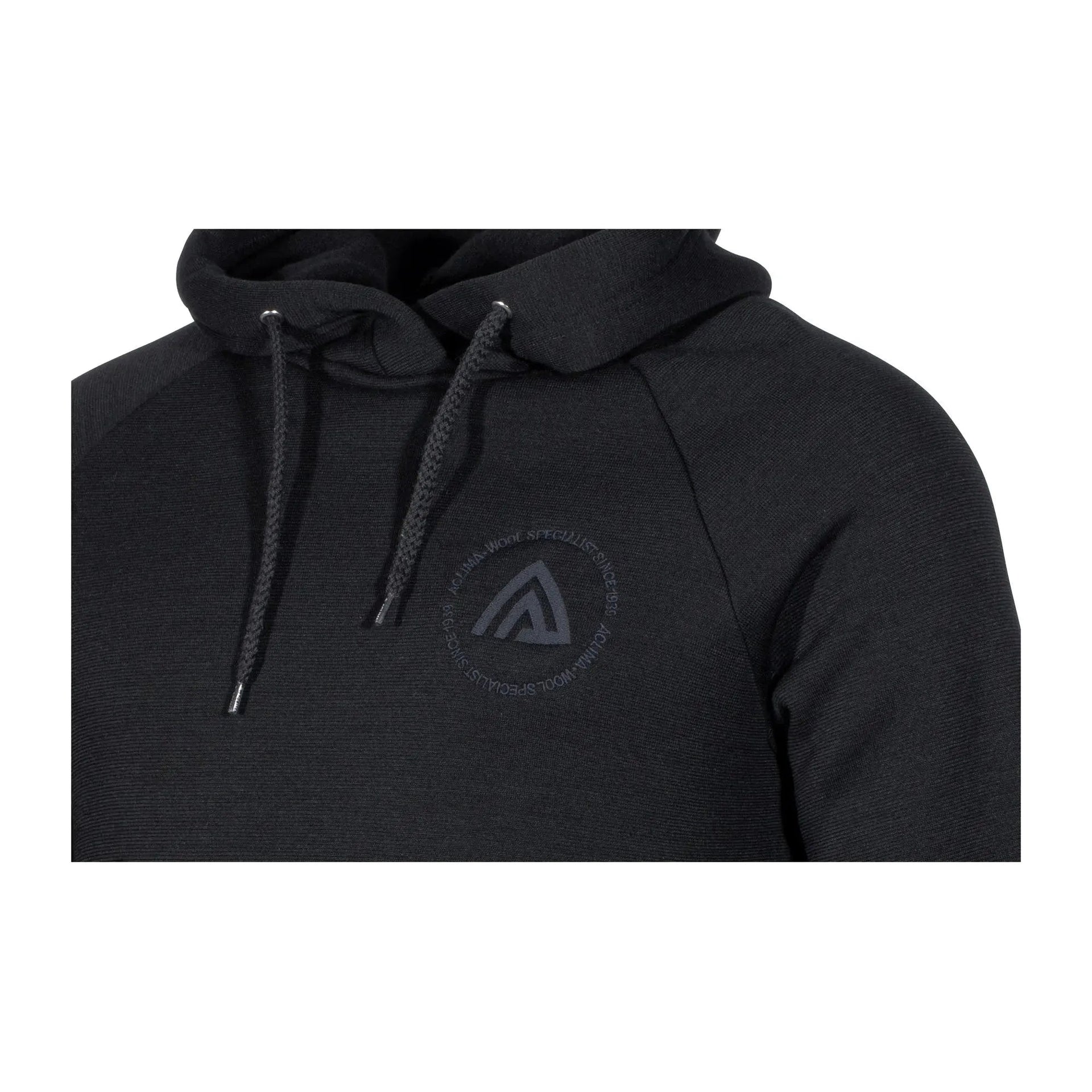Hoodie FleeceWool V2 jet black
