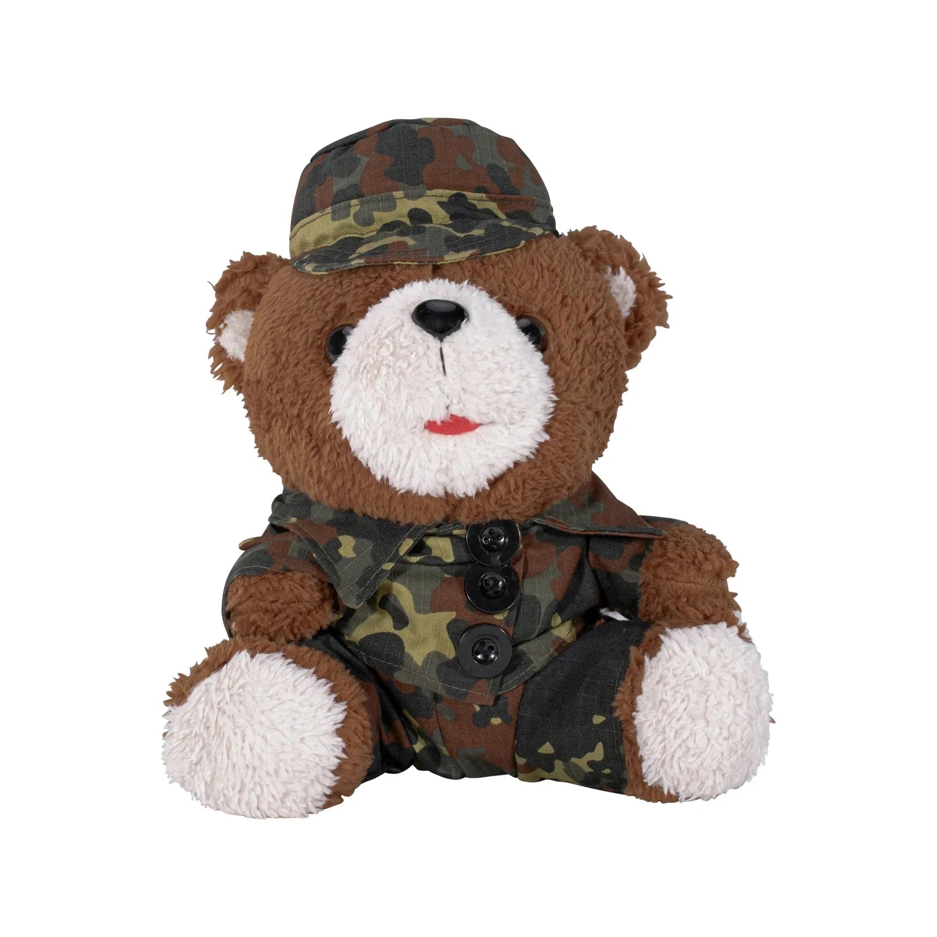 Teddybär mit Anzug und Mütze