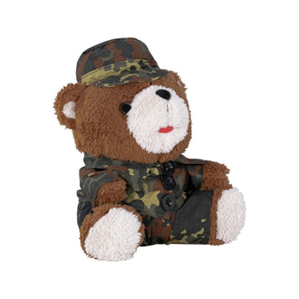 Teddybär mit Anzug und Mütze