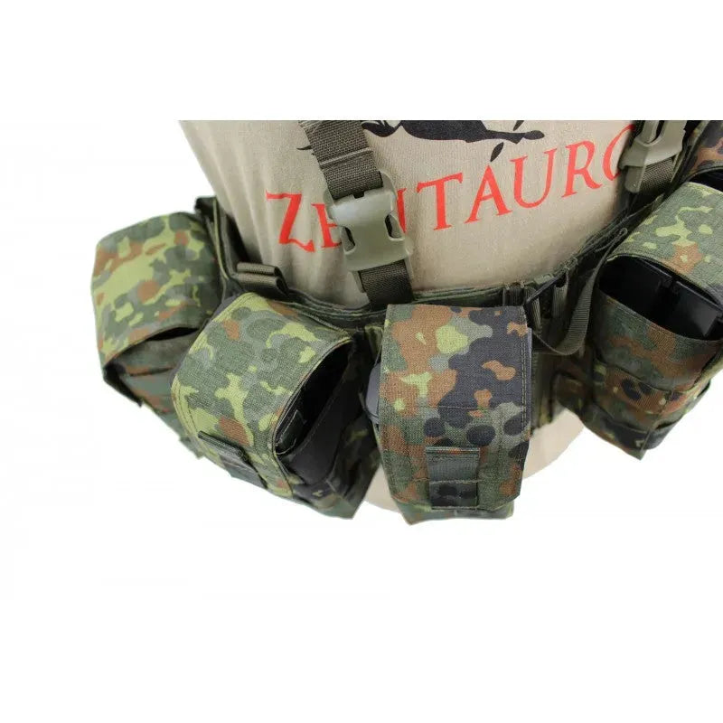 Chest Rig Nonmodular Split Front flecktarn