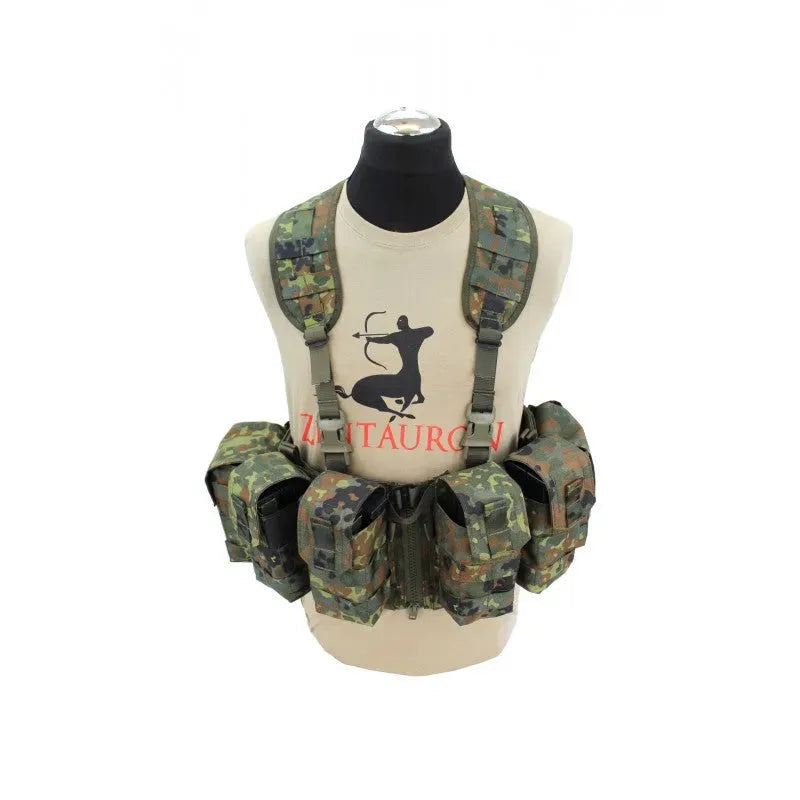 Chest Rig Nonmodular Split Front flecktarn