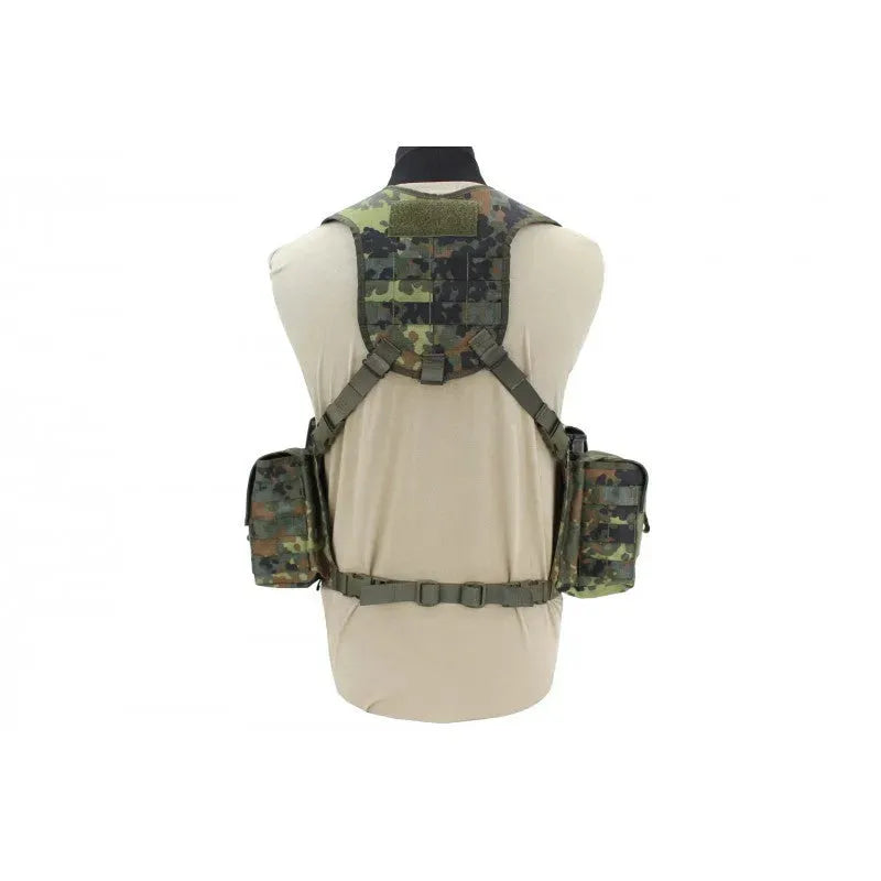Chest Rig Nonmodular Split Front flecktarn