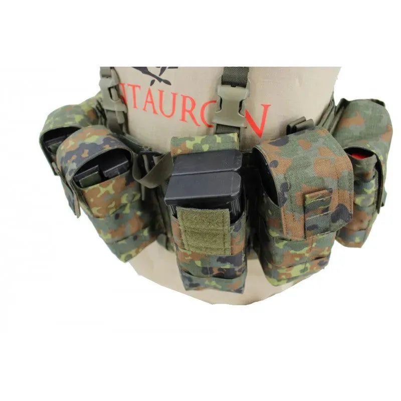 Chest Rig Nonmodular Split Front flecktarn