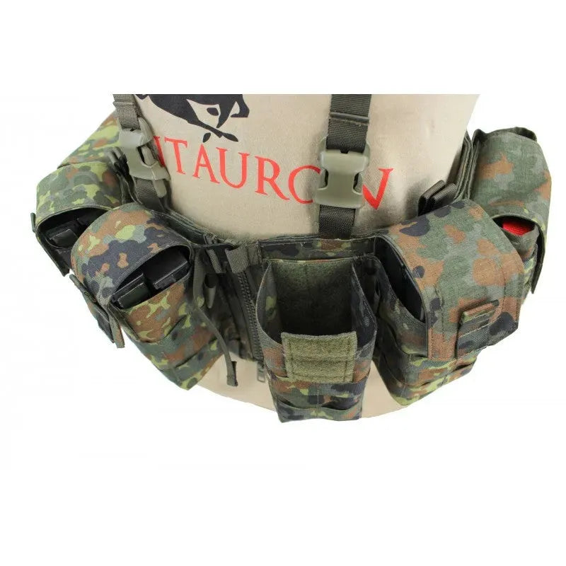 Chest Rig Nonmodular Split Front flecktarn