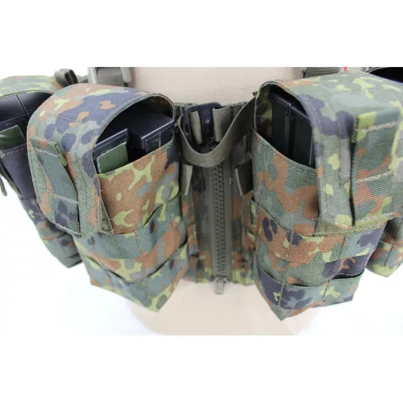 Chest Rig Nonmodular Split Front flecktarn