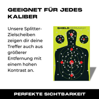 Zielscheiben SHIELD Splatter Targets 10er Pack 45x30cm - 05