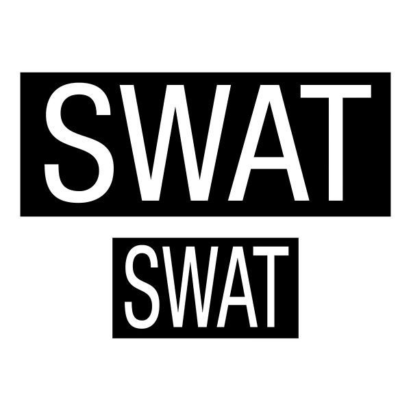 Patch Swat 2er Set schwarz