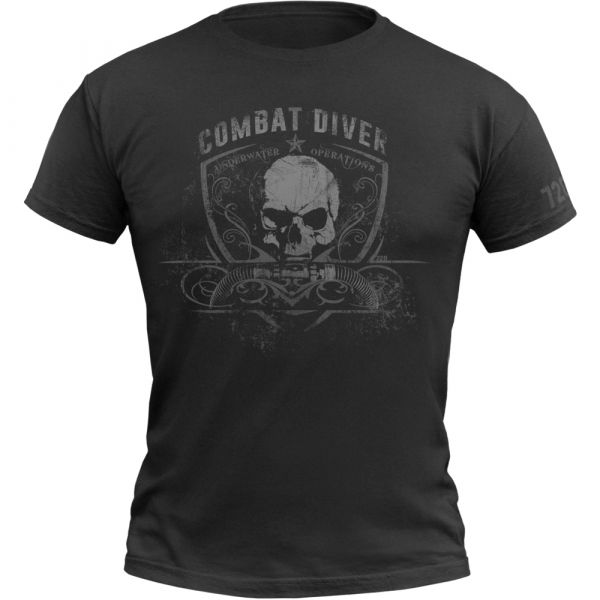 720gear T-Shirt Combat Diver schwarz