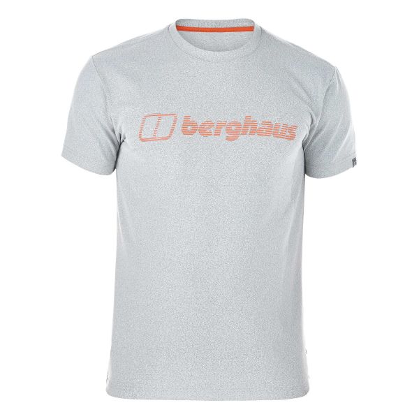Berghaus T-Shirt Voyager Lines grau-orange