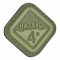 3D-Patch Hazard 4 Diamond Shape Morale OD green