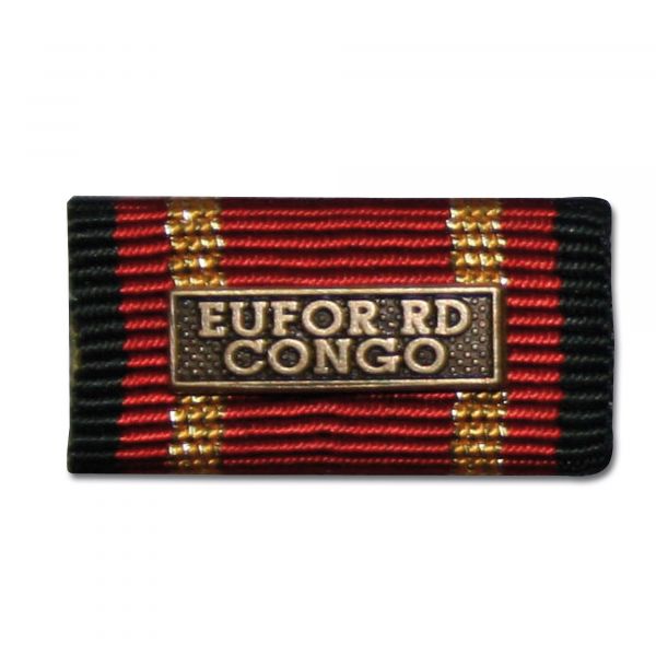 Ordensspange Auslandseinsatz EUFOR RD CONGO bronzefarben