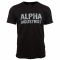 Alpha Industries T-Shirt Camo Print schwarz weiß camo