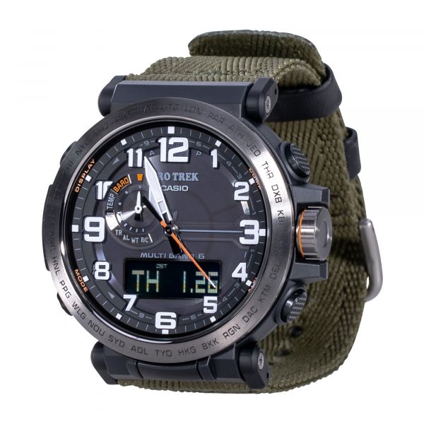 Casio Uhr Pro Trek Monte Tamaro PRW-6600YB-3ER schwarz oliv
