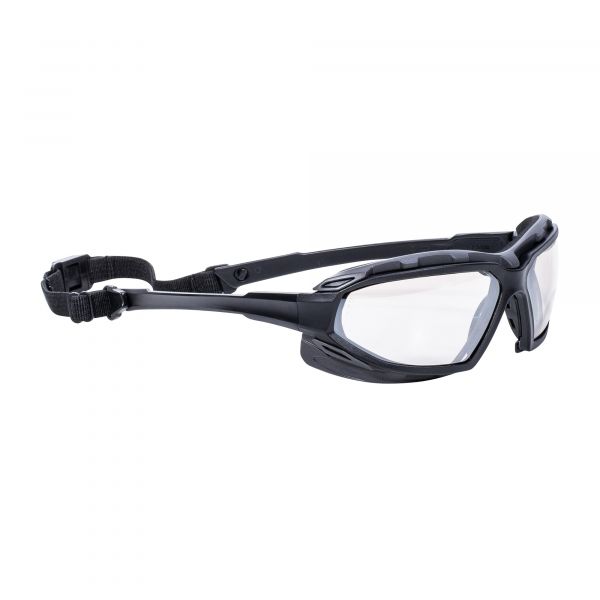 Pyramex Schutzbrille Highlander Plus Clear Glasses schwarz