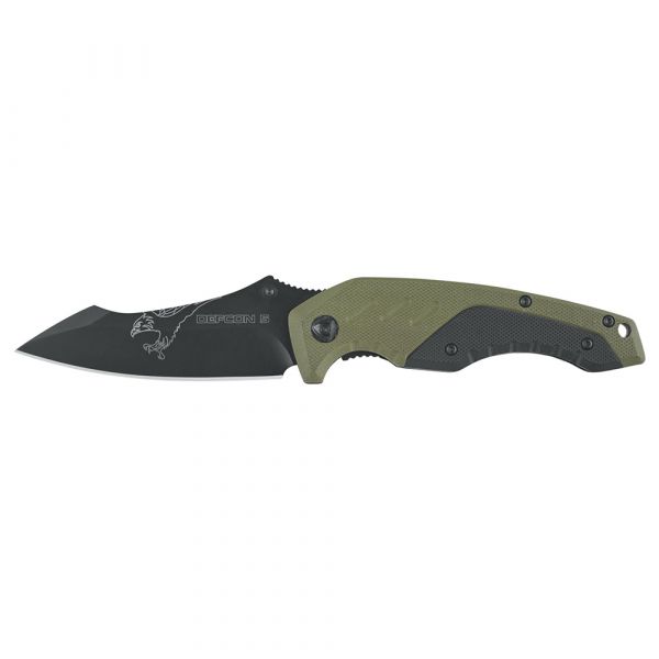 Defcon 5 Taschenmesser Tactical Folding Knife Kilo grün schwarz