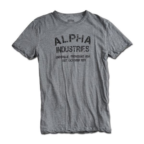T-Shirt Alpha Industries Desert War grau