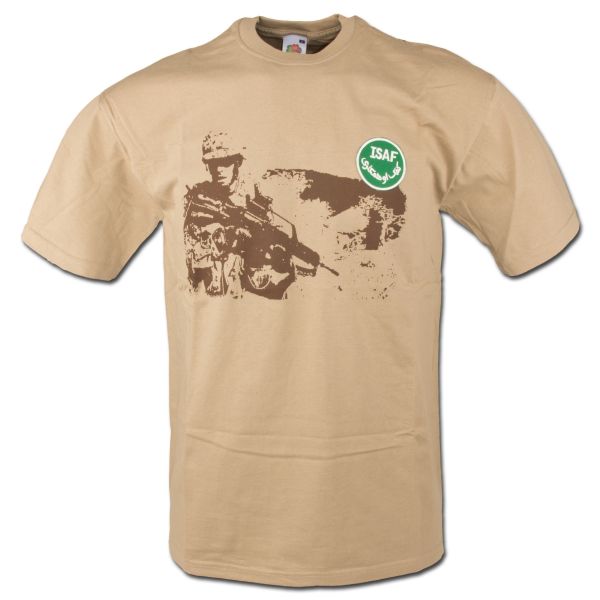 T-Shirt ISAF Sandfarben