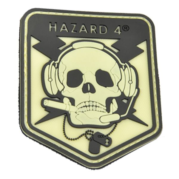 3D-Patch Hazard 4 SpecOp Skull nachleuchtend