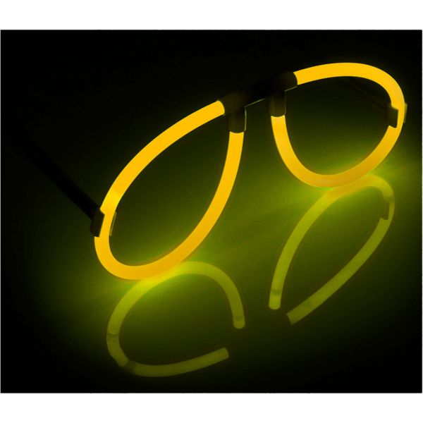 Knicklicht-Brille gelb