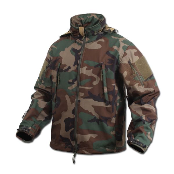 Jacke Rothco Special Ops Soft Shell woodland
