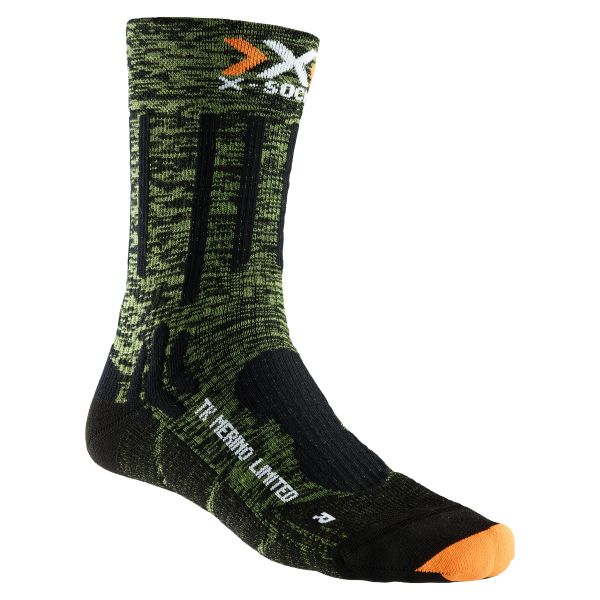X-Socks Socken Trekking Merino Limited grün schwarz