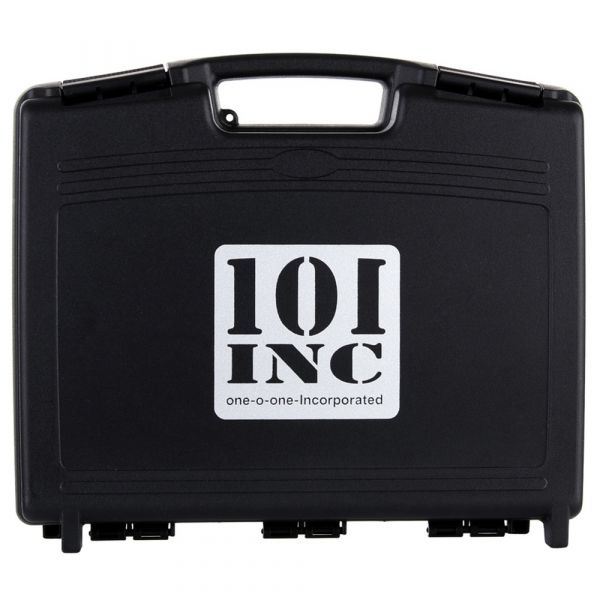 101 Inc. Pistolenkoffer mit Profilschaumstoff schwarz