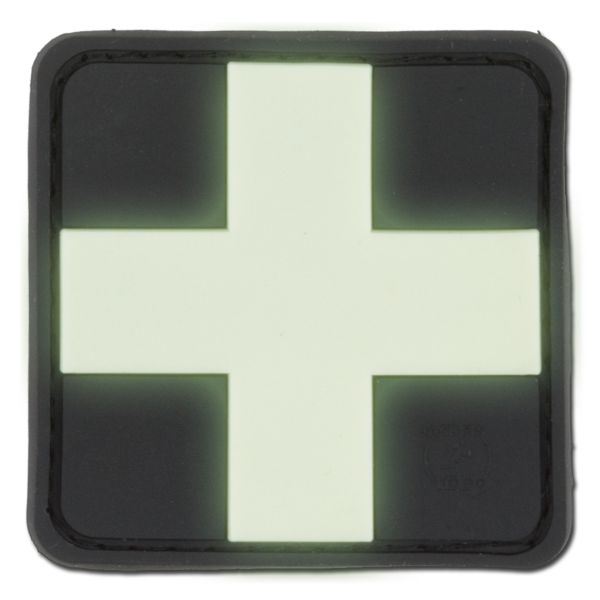 3D-Patch Red Cross Medic nachleuchtend