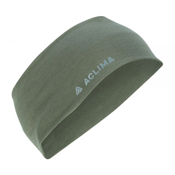 Aclima Stirnband LightWool Headband ranger green